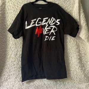 revenge x juice wrld “legends never die” tee